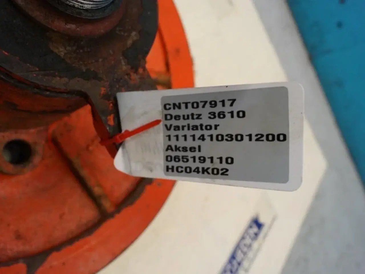 Billede 14 - Deutz 3610 Variatorskive 1 1114 103 012.00