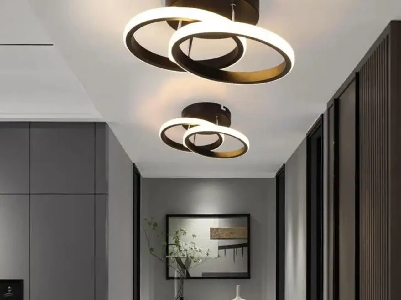 Billede 4 - 2 stk. Aurora Prestige Loftslampe Rund 20W