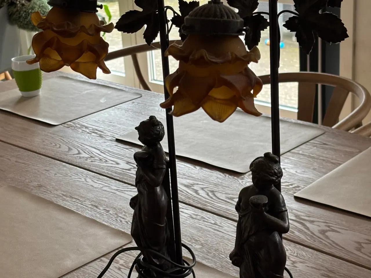 Billede 1 - 2 Art Nouveau - figurale lamper