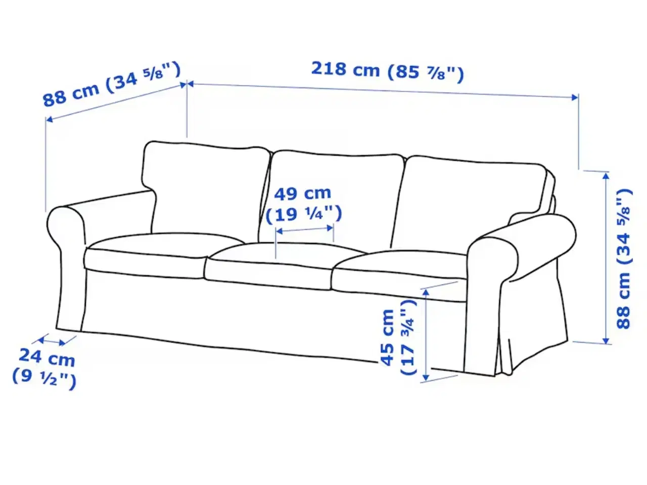 Billede 6 - IKEA Ektorp sofaer 3+3+2