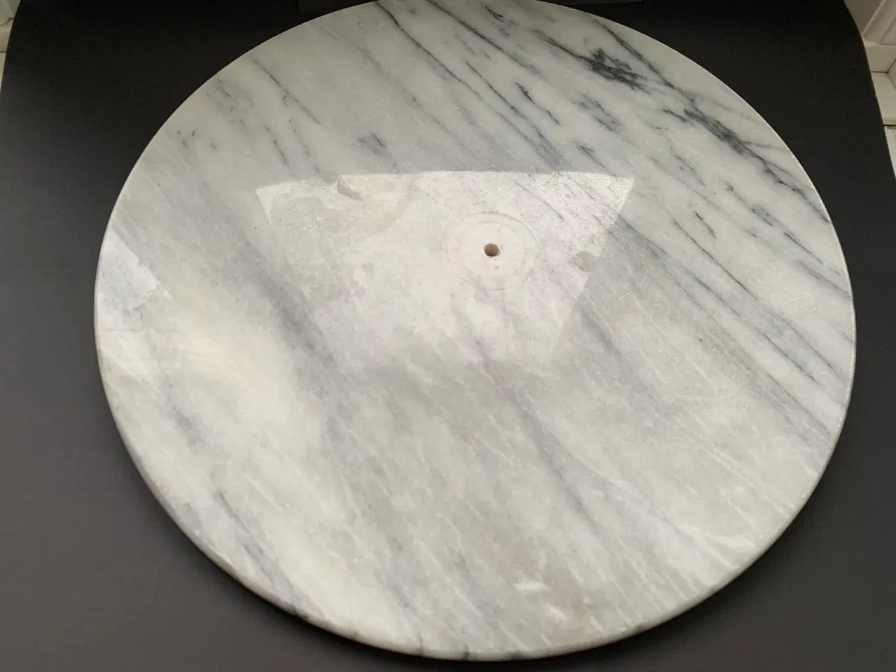 Billede 3 - Serveringsfad i marmor med ét håndtag