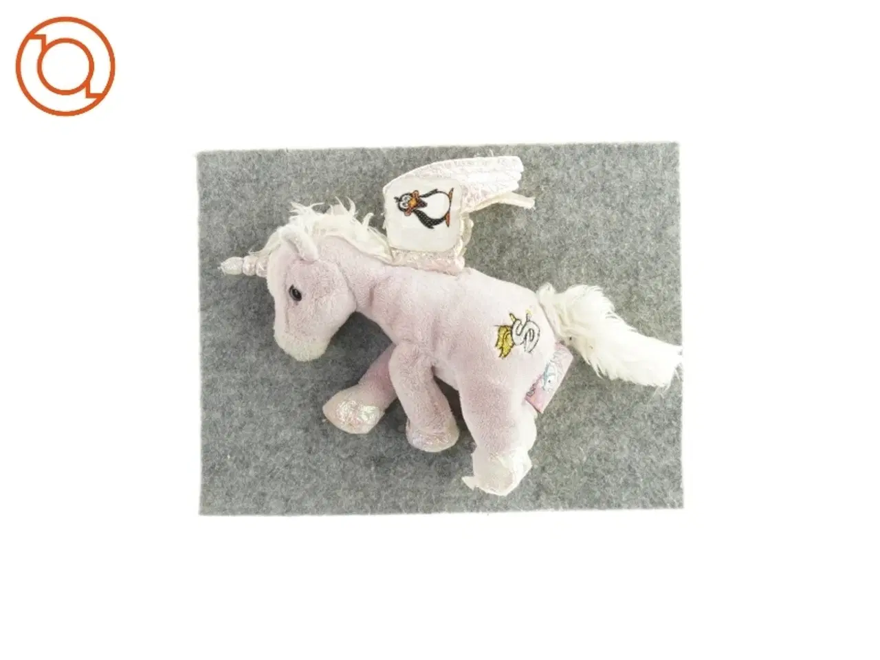 Billede 1 - Enhjørning bamse (str. 15 cm)