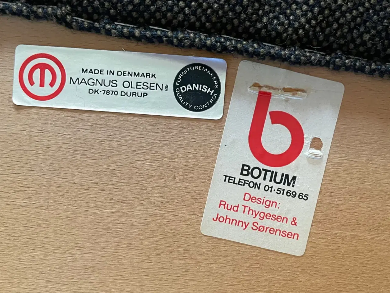 Billede 3 - 2 stk. danske designstole Botium – Magnus Olesen 