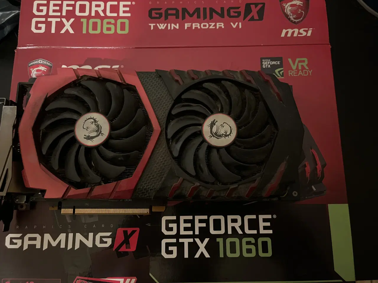 Billede 1 - MSI GTX 1060 6 GB Gaming X Grafikkort