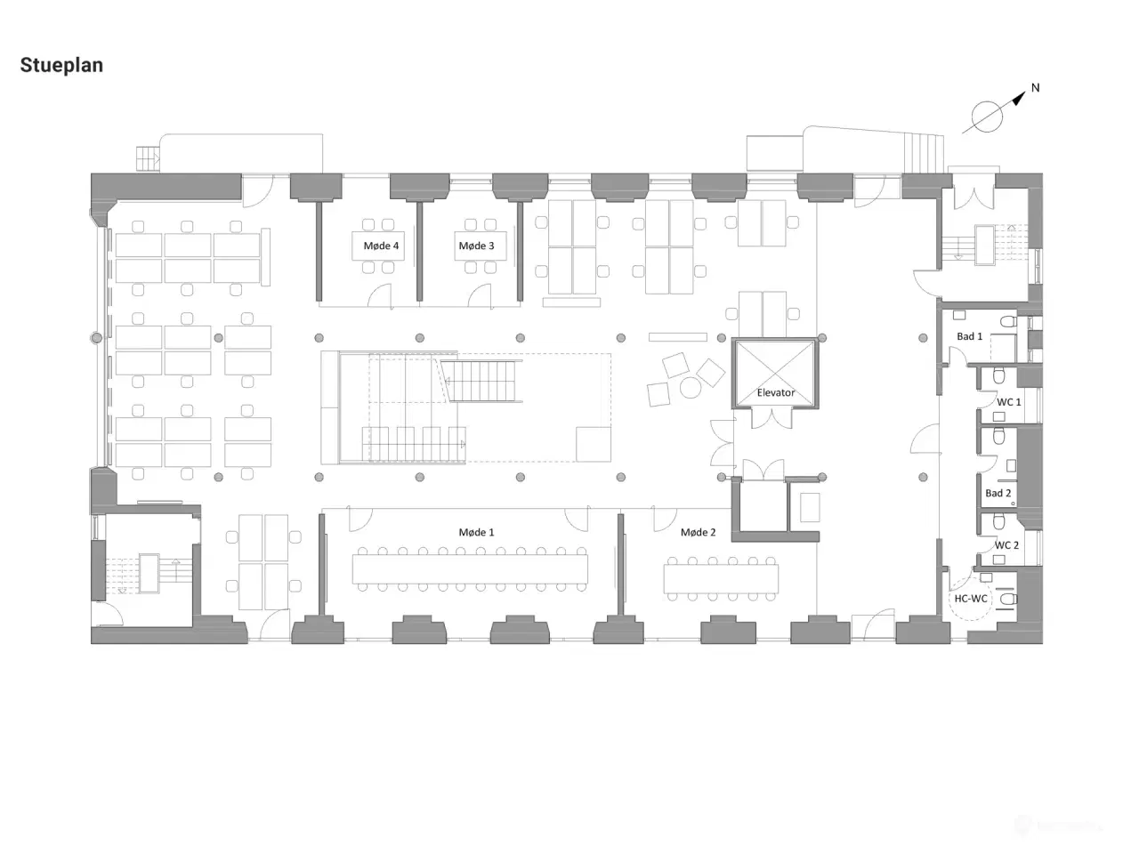 Billede 16 - Kontorlejemål i karakteristisk ejendom på Islands Brygge – tæt på Islands Brygge metrostation.