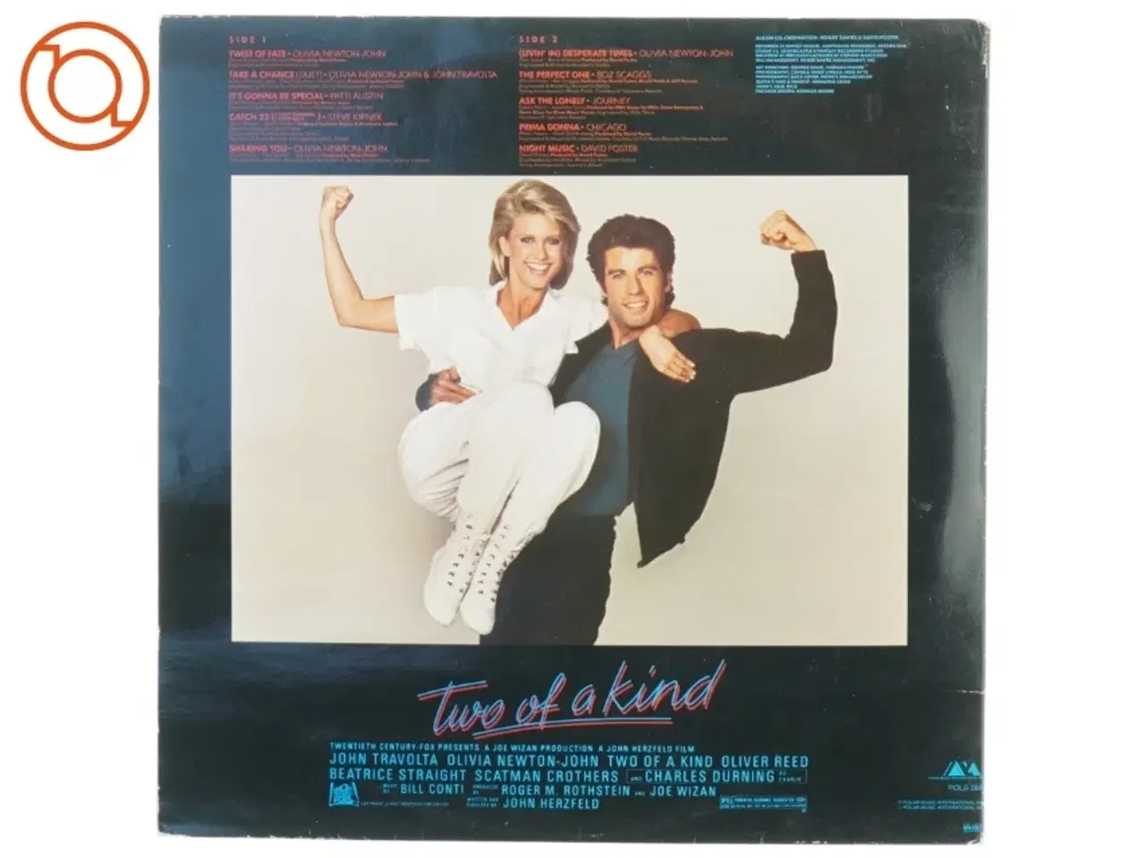 Billede 2 - Lp plade john travolta&olivia newton john two of a kind fra Polar Music International (str. 31 x 31 cm)