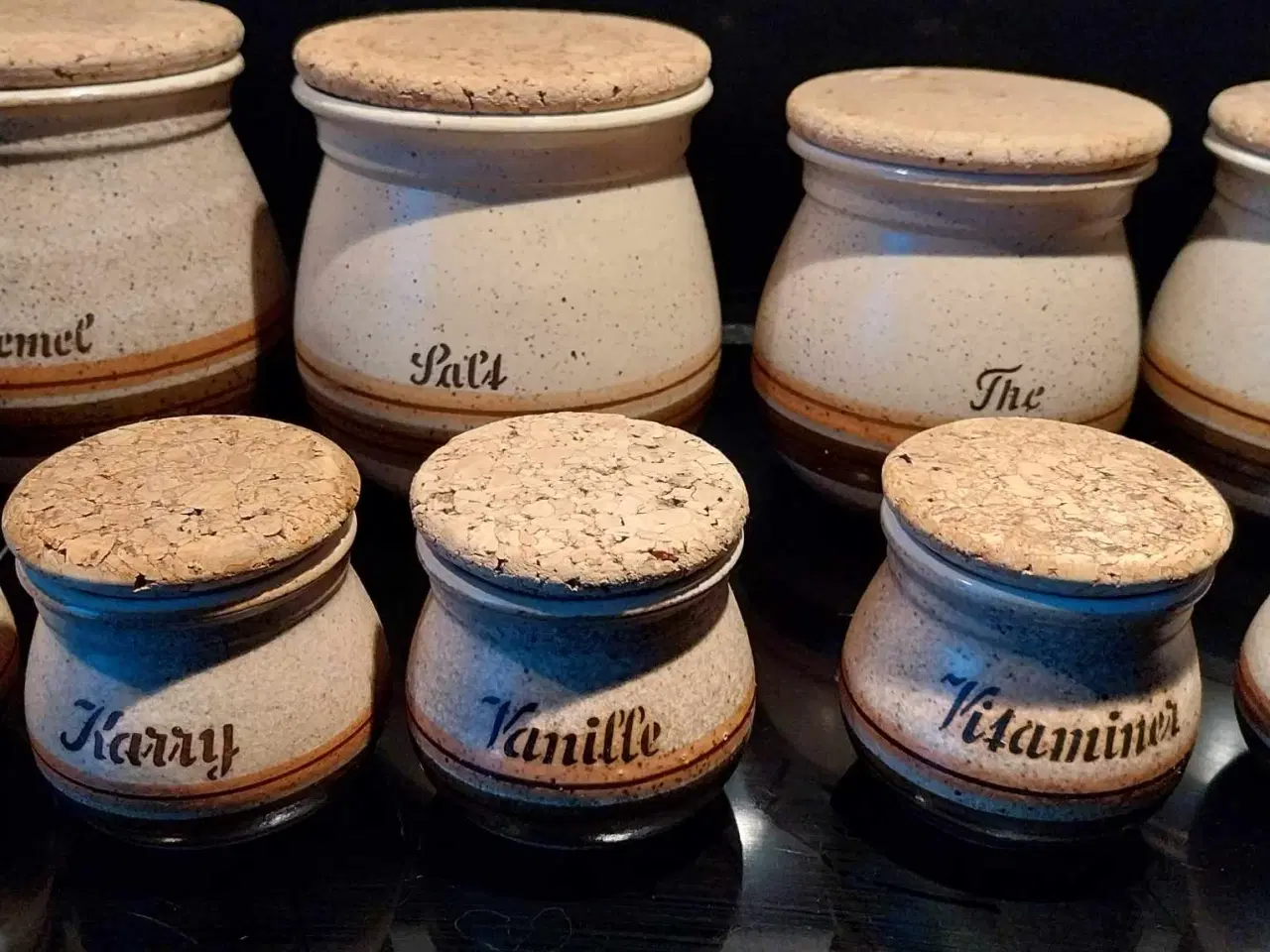 Billede 3 - krydderi krukker i keramik