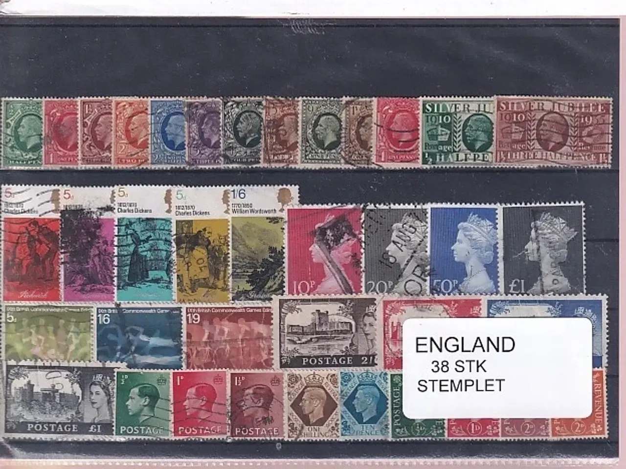 Billede 1 - England - 38 Stk. -  Stemplet