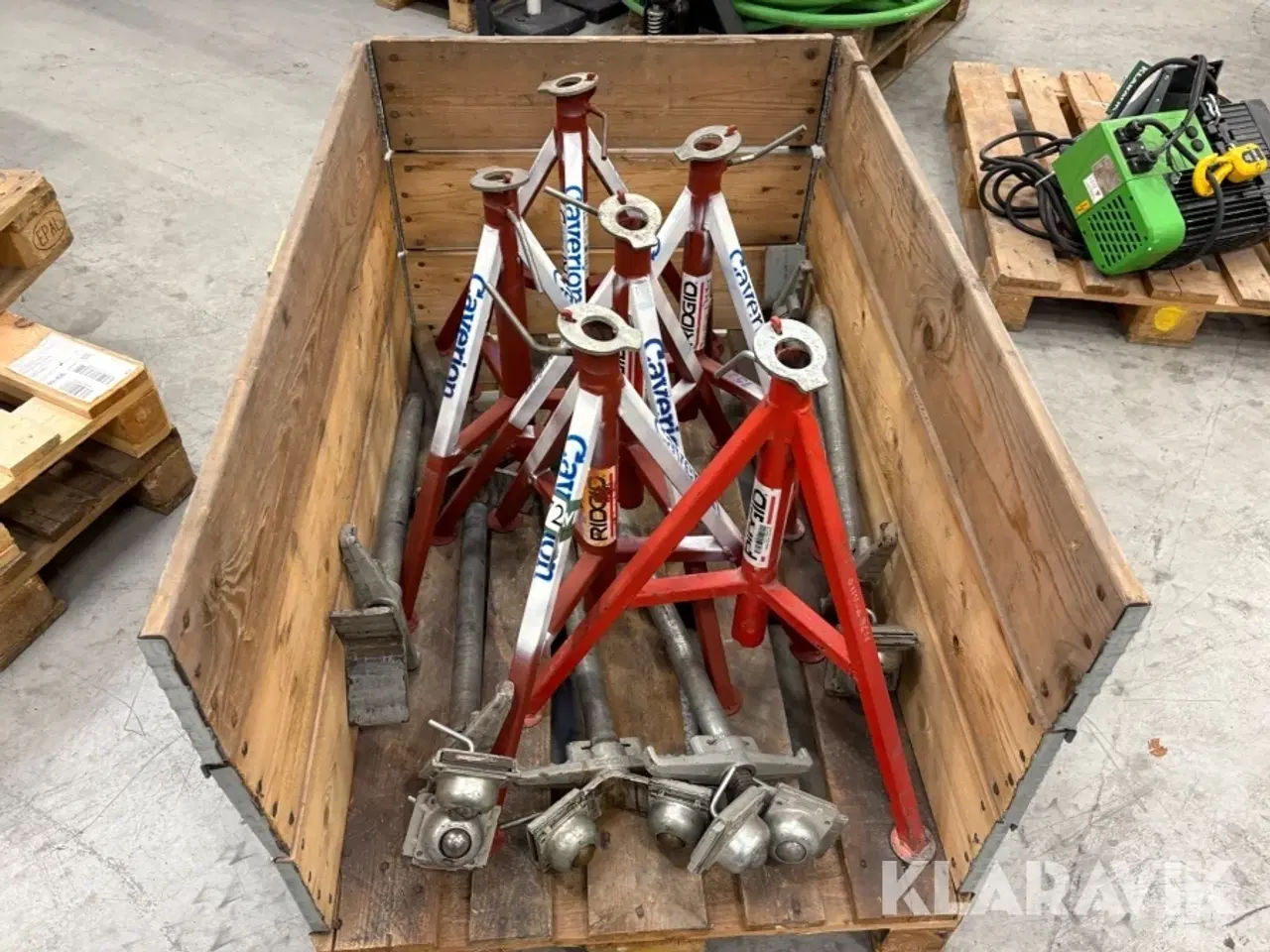 Billede 2 - Rørbukke/støttebukke Ridgid VJ-99 6 styk