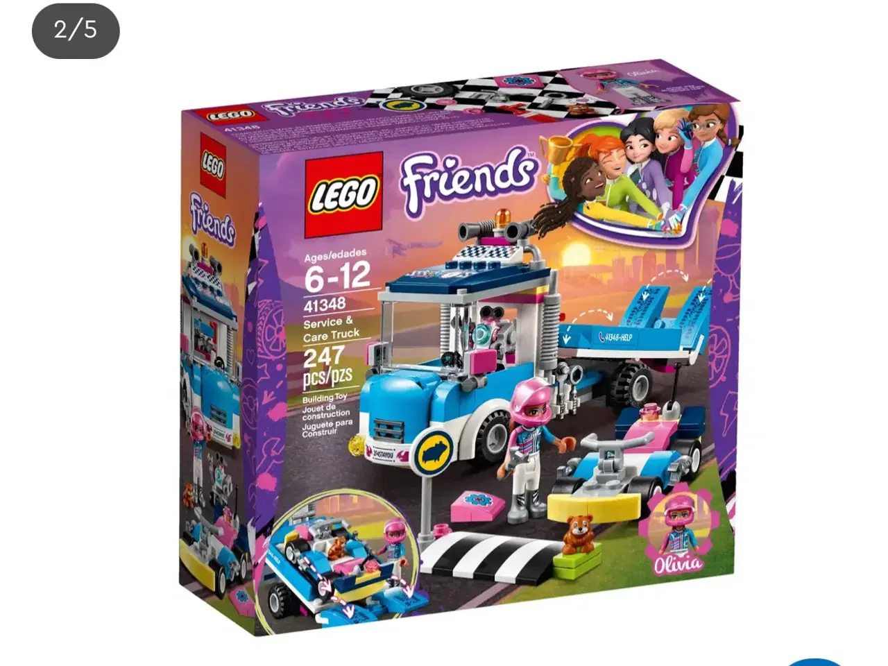 Billede 4 - Lego Friends Service- og vedligeholdelsesvogn 4134