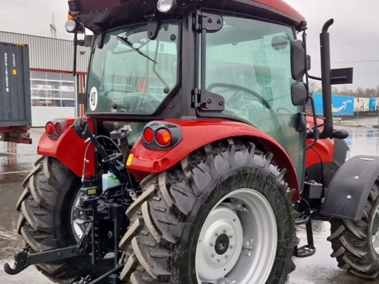 Billede 21 - Case IH Farmall 75 A Med frontlift og koblingsfrit vendegear og brede hjul.