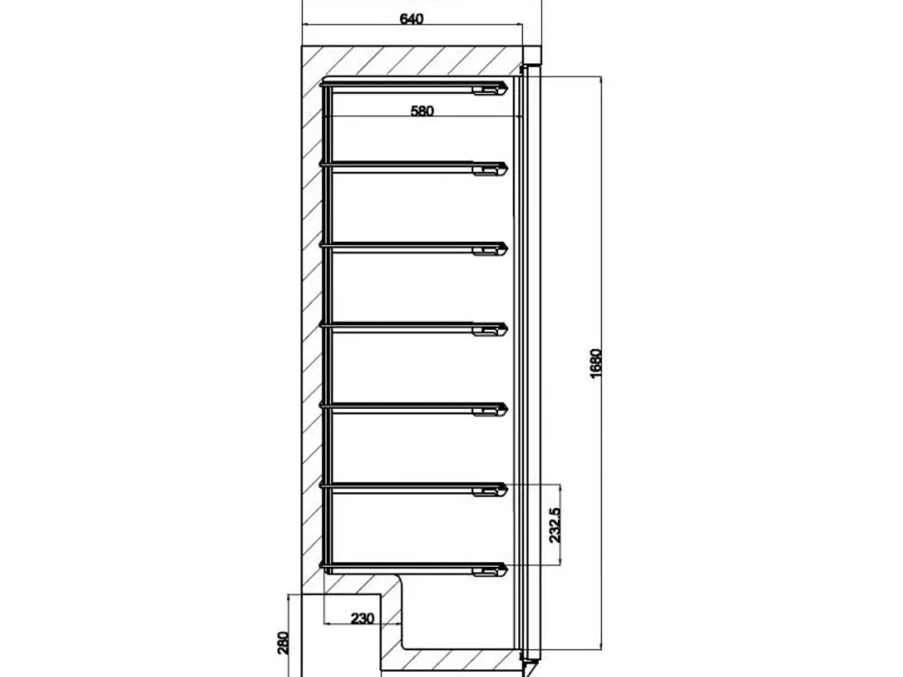 Billede 2 - Combisteel industrifryseskab – hvid – 230 V