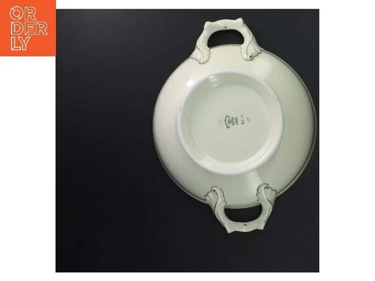 Billede 5 - Porcelæns suppe terrin med låg og håndtag fra KPM (str. 21,5 cm i diameter)