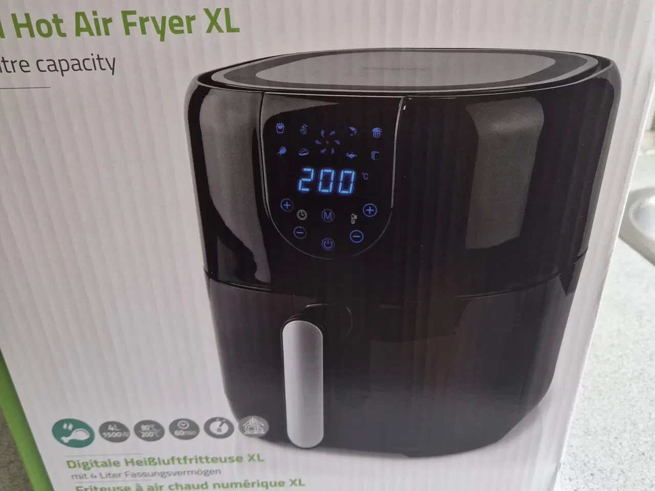 Billede 1 - Billig smart airfryer digital 