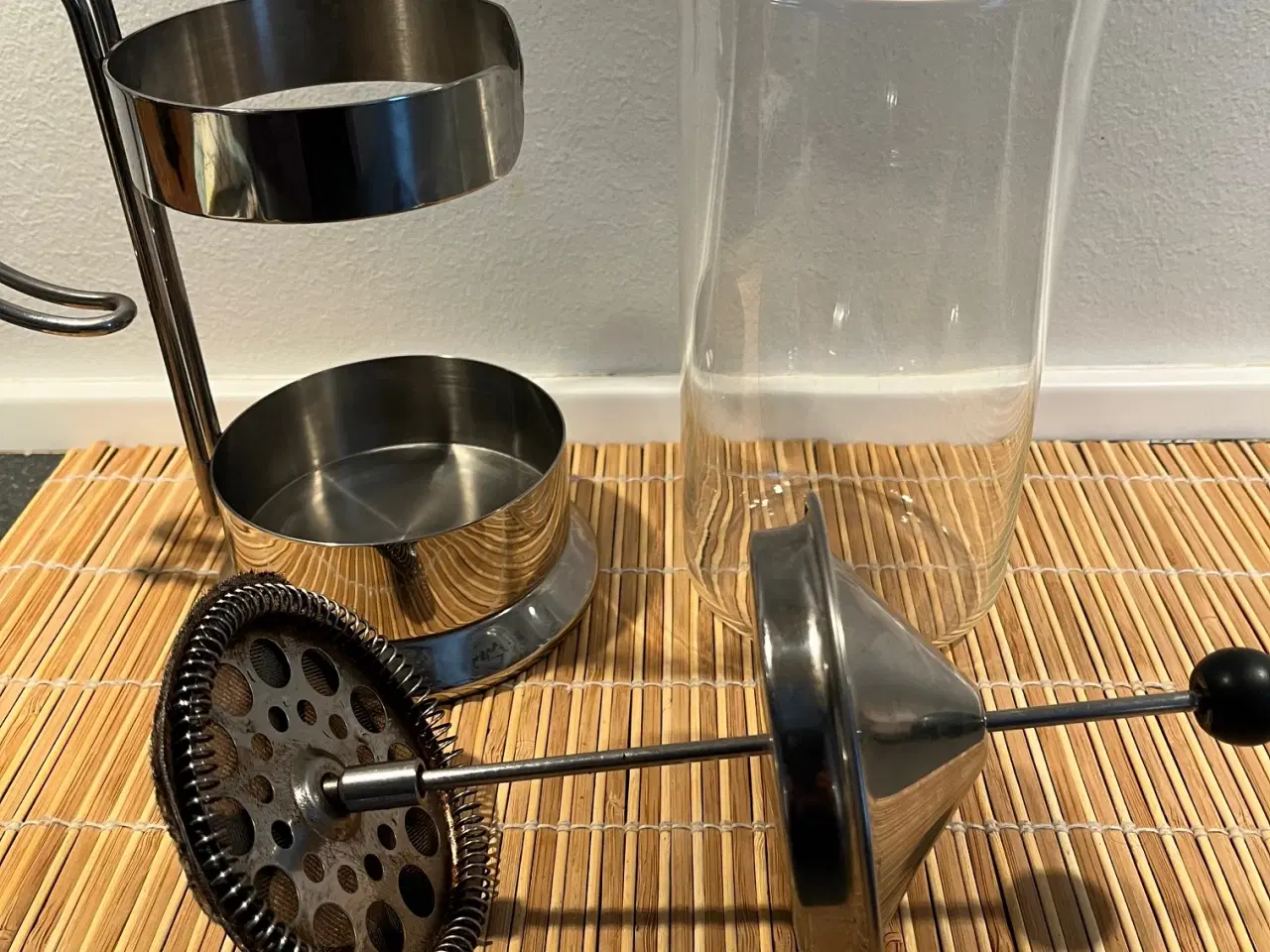 Billede 5 - Stempelkande i glas og rustfrit stål