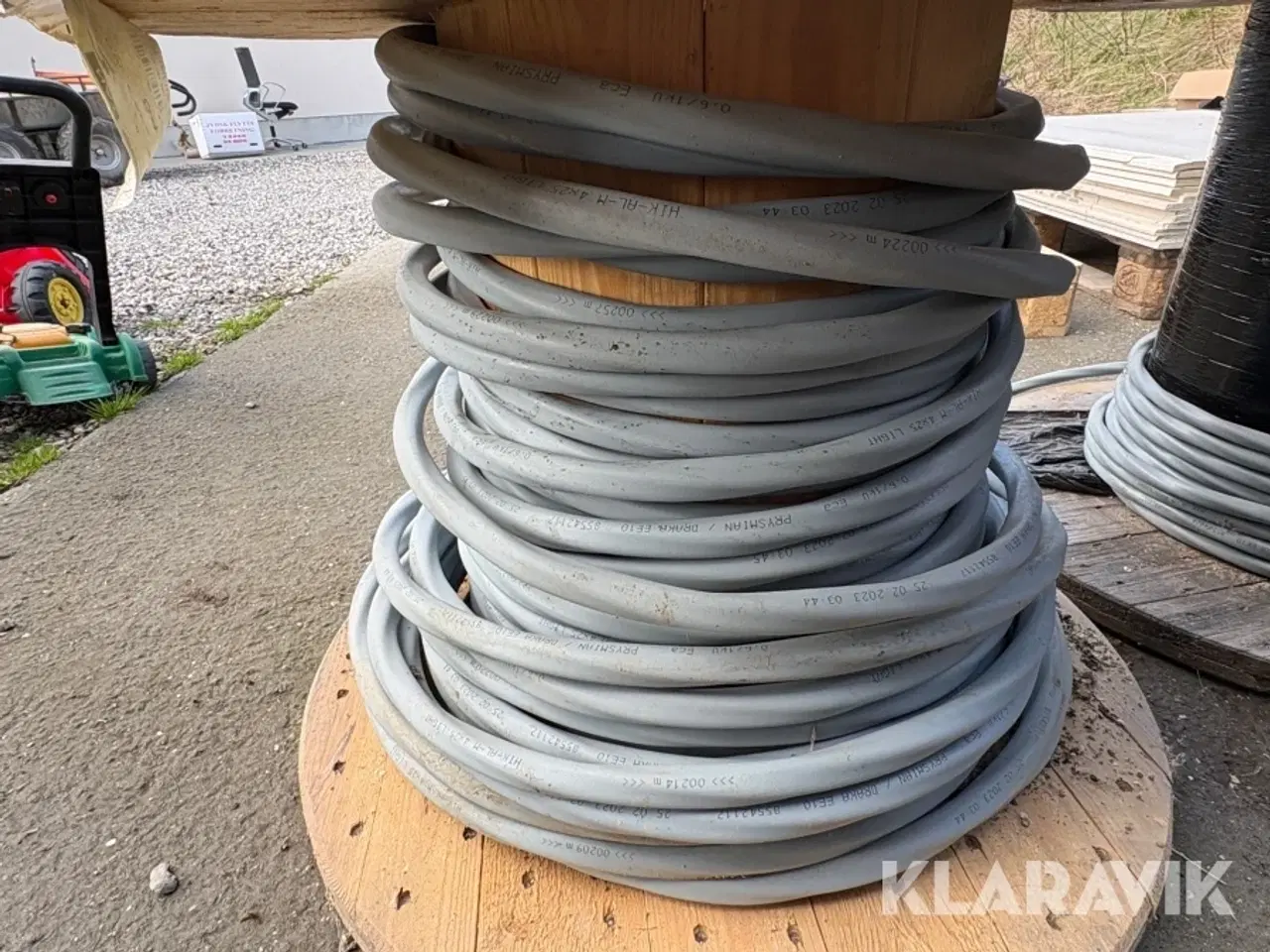 Billede 7 - Kabeltrommel med kabel Draka 2 styk.