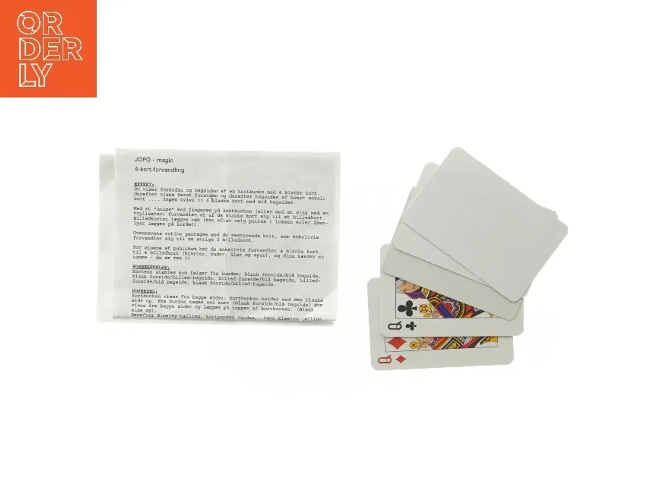 Billede 1 - Spillekort til trylletrick