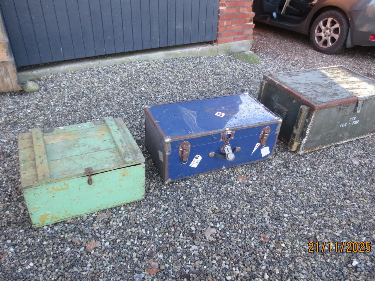 Billede 4 - 3 stk Forskellige Retro Transportkasser