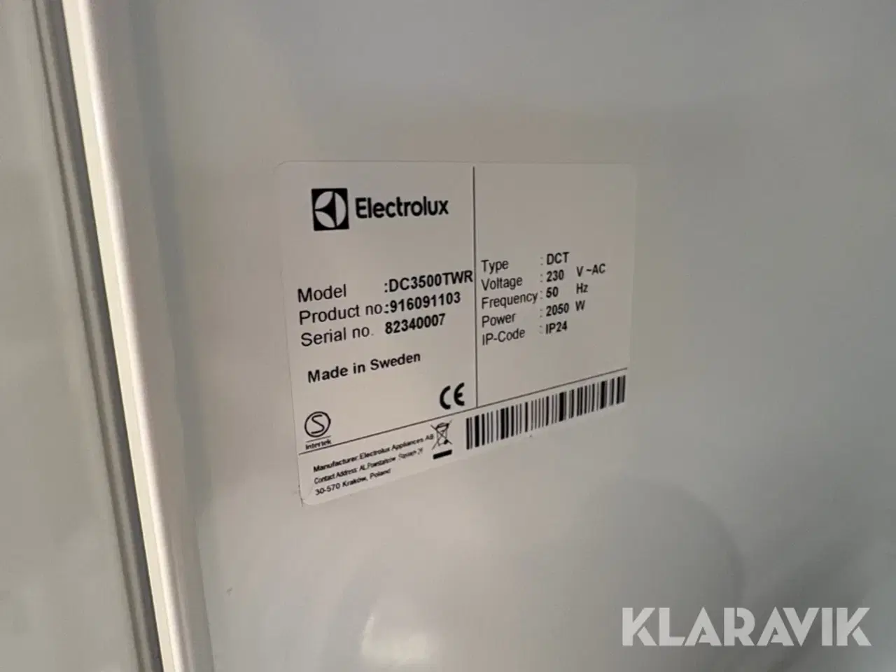 Billede 12 - Varmeskabe Electrolux DC3500TWR - 2 styk