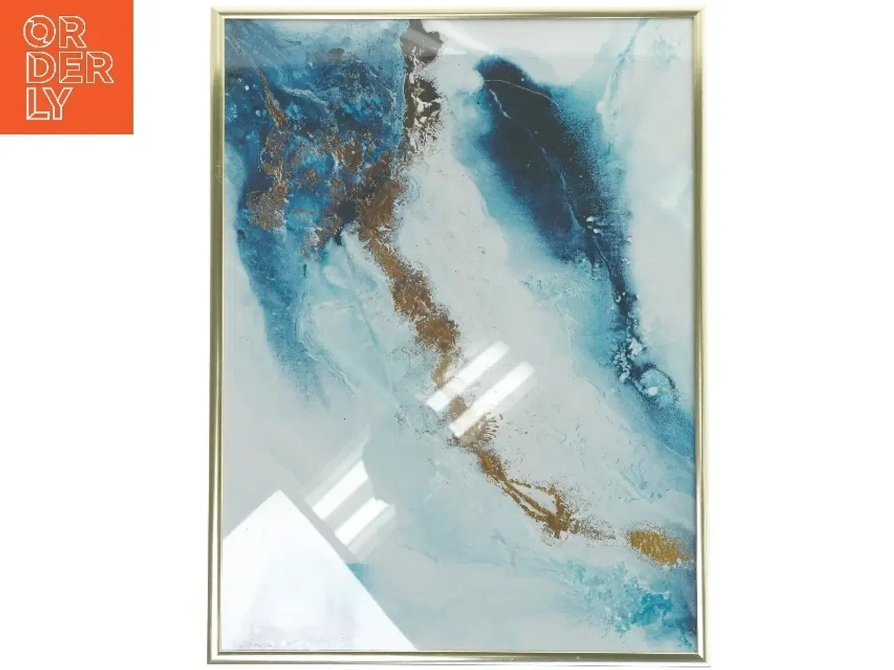 Billede 1 - Billede med abstrakt motiv (str. 41x31 cm)