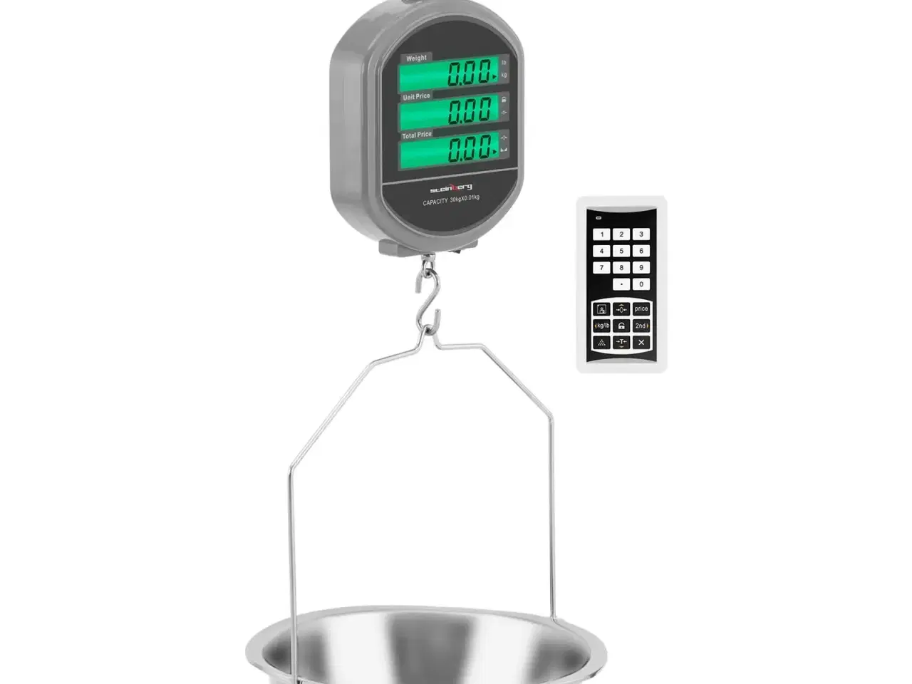 Billede 1 - Hængevægt – 0,1 – 30 kg / 10 g – LCD-display