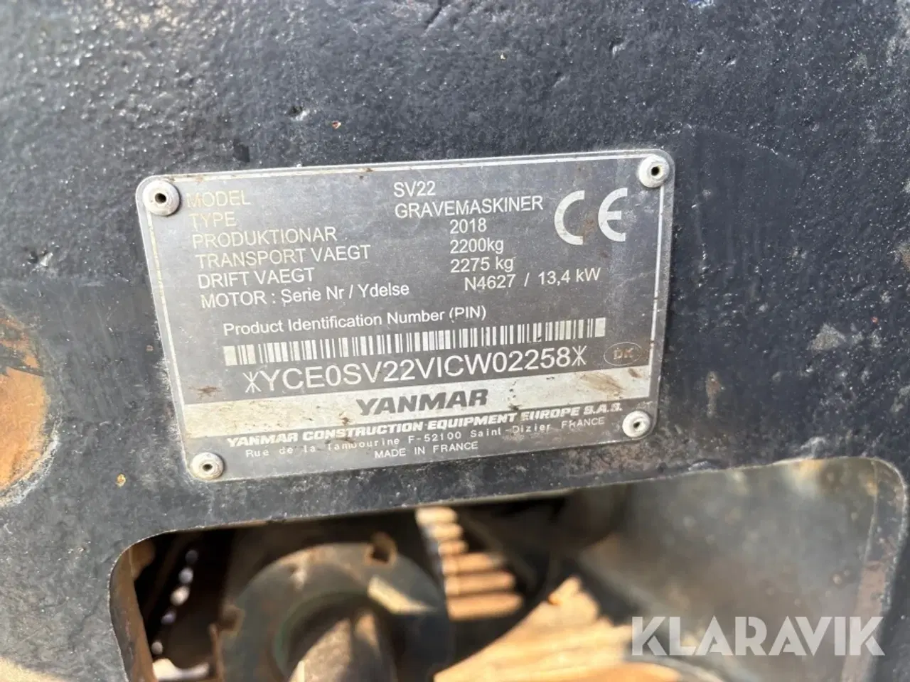 Billede 6 - Gravemaskine Yanmar SV22