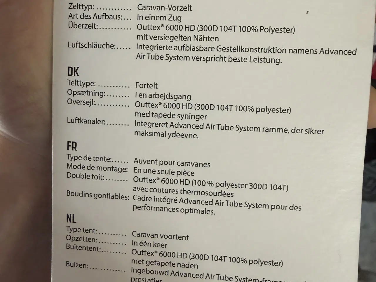 Billede 11 - Mirage 400AS campingvogns lufttelt (2017 model) 40