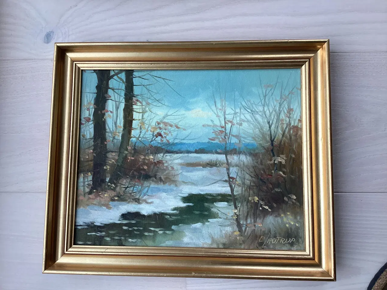 Billede 1 - Christian Lautrup og Povl Harboe malerier