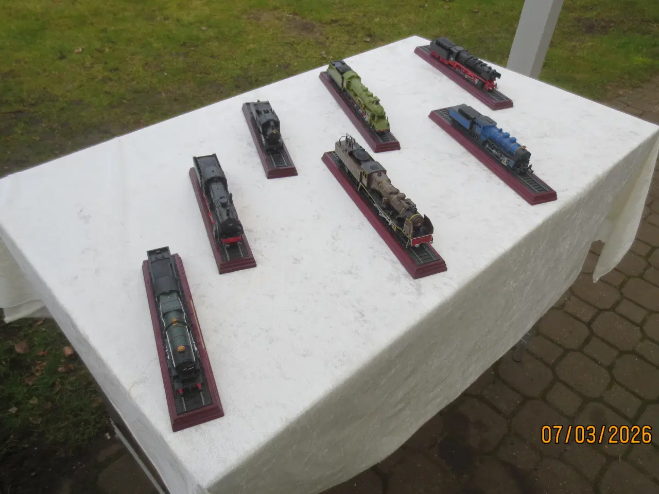 Billede 2 - 7 stk Forskellige Lokomotiver P8 Baurite 38