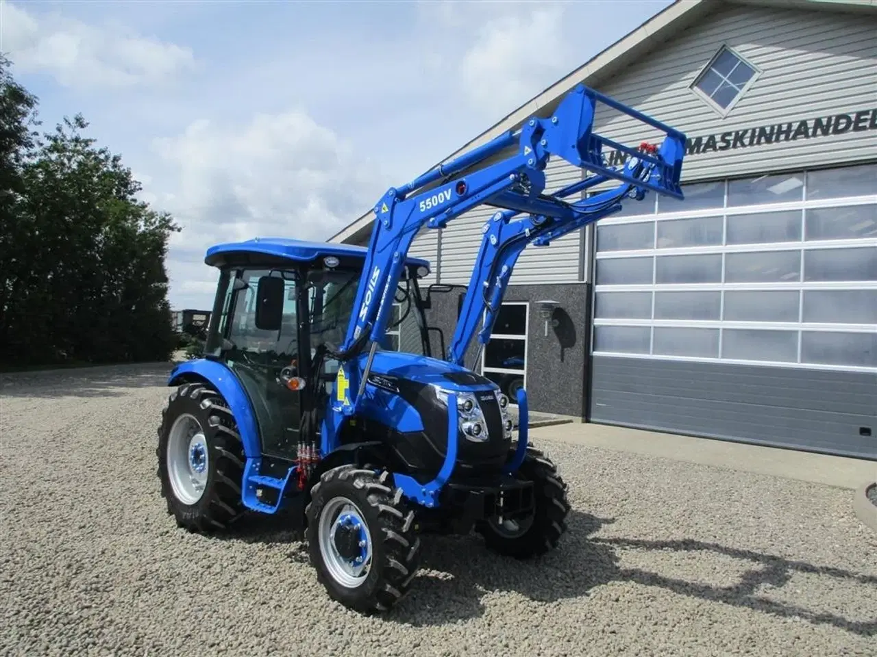 Billede 19 - Solis 50 Fabriksny traktor med 2 års garanti, lukket kabine med klima anlæg, og fuldhydraulisk frontlæsser på
