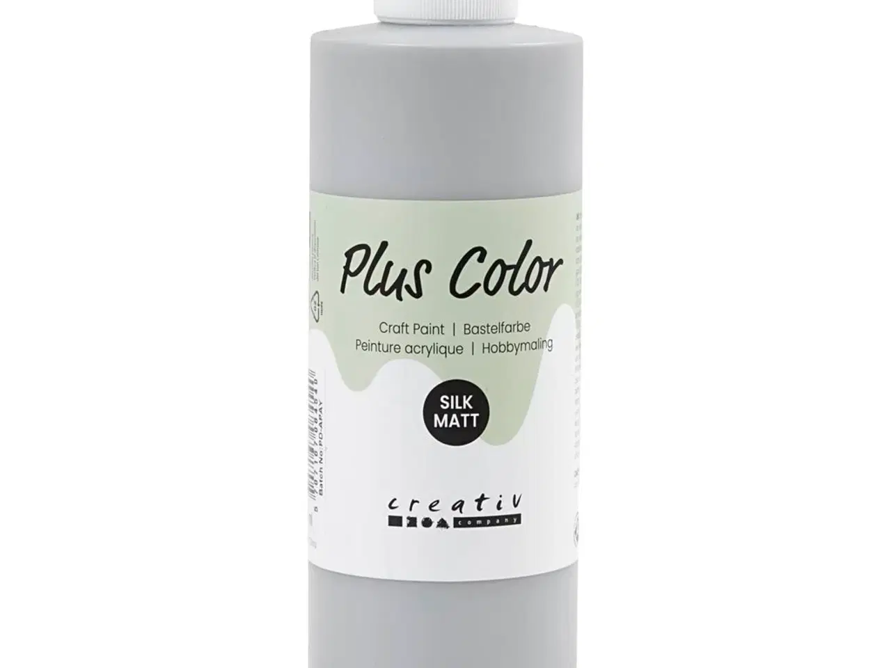Billede 1 - Plus Color Hobbymaling Rain Grey 250ml - Hurtigtørrende