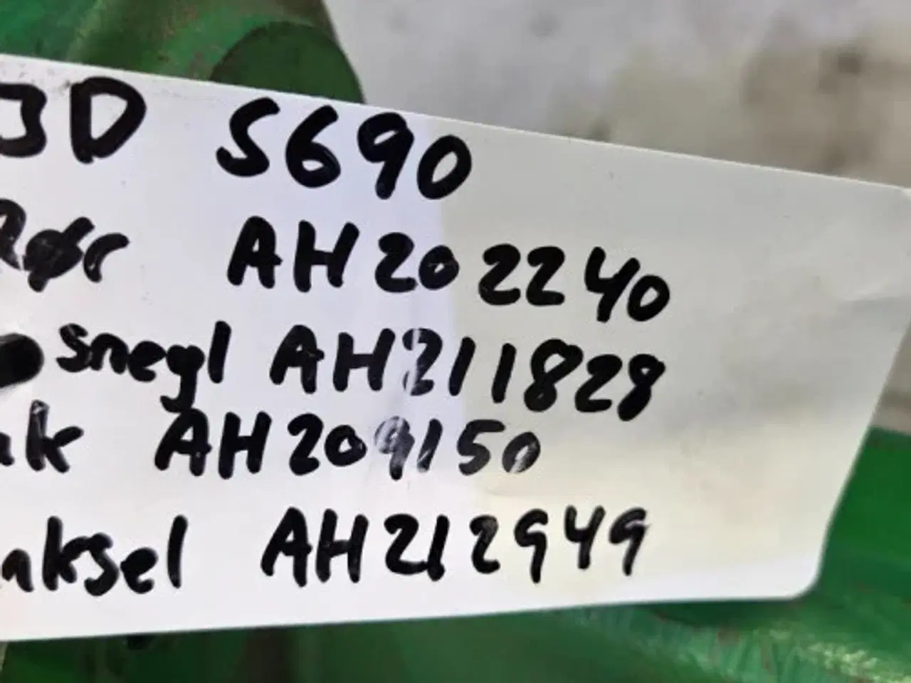 Billede 2 - John Deere S690 Tømmerør AH202240