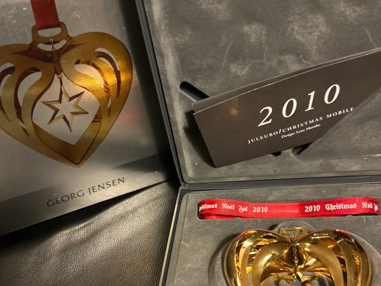 Billede 1 - George Jensen uro 2010 hjerte med papomslag 