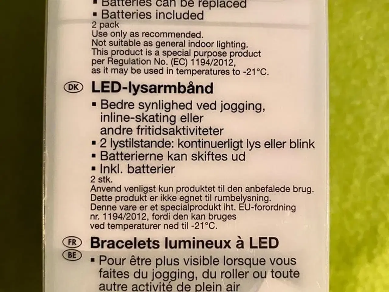 Billede 3 - Gå/løbearmbånd med LED-lys