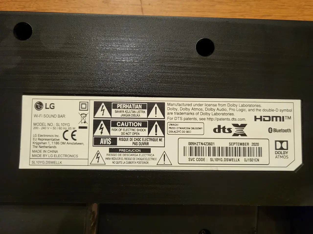 Billede 4 - Lg sn10yg soundbar