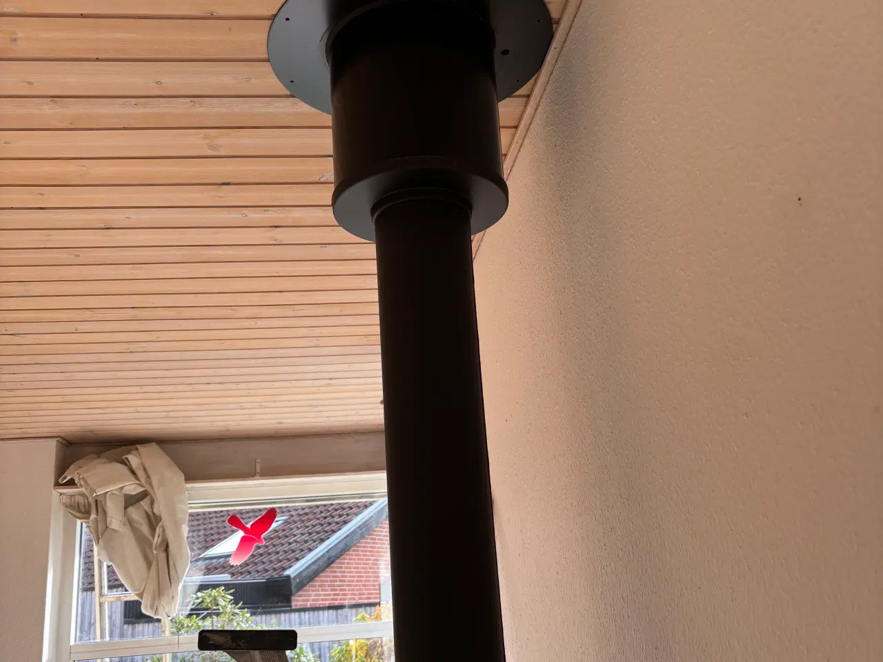 Billede 3 - Brændeovn med skorsten 