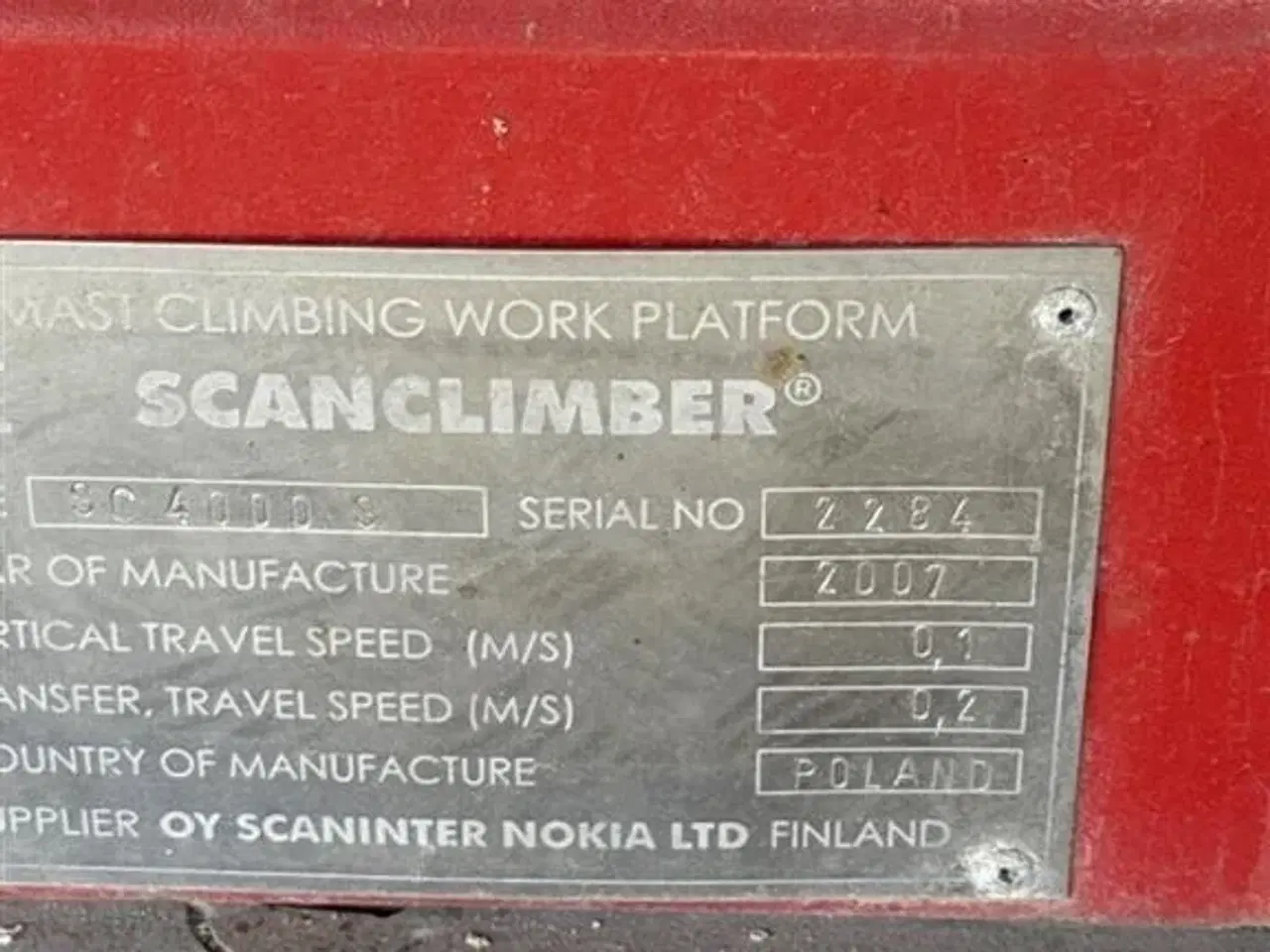 Billede 4 - - - - Stilladser og hylder Sc4000 Scanclimber Sc4000 s