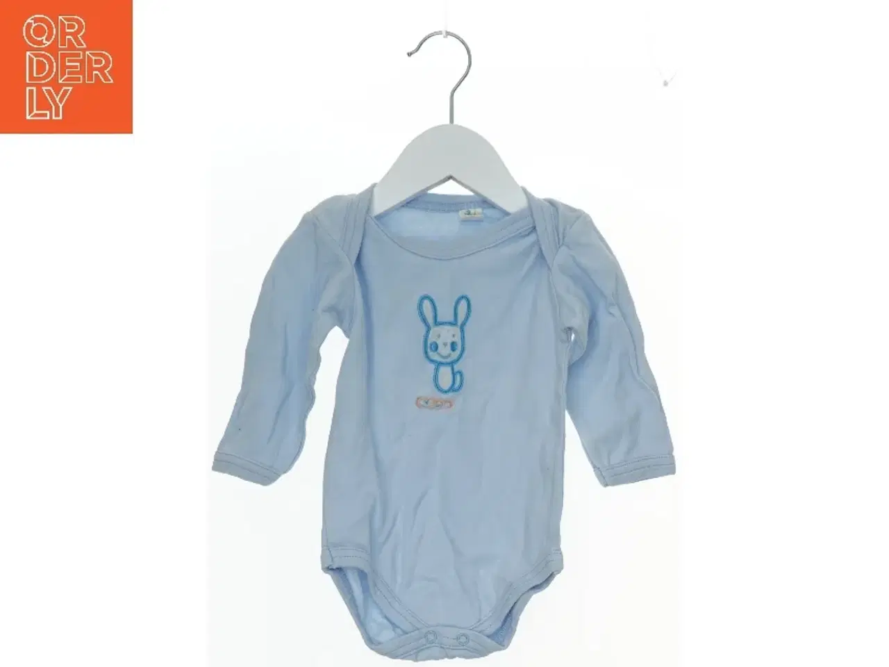 Billede 1 - Langærmet lyseblå bodystocking (str. 62)