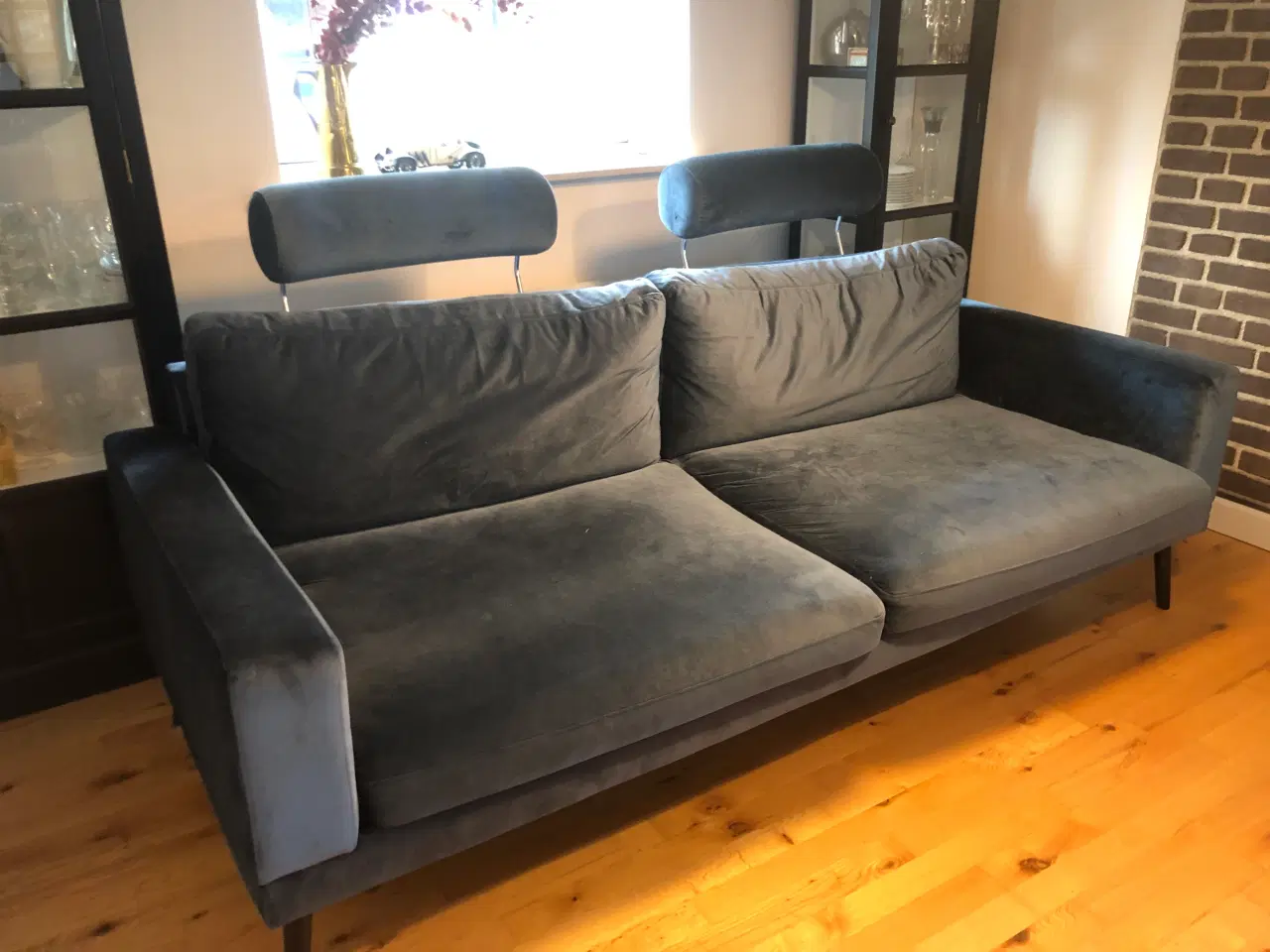 Billede 1 - Velour sofa