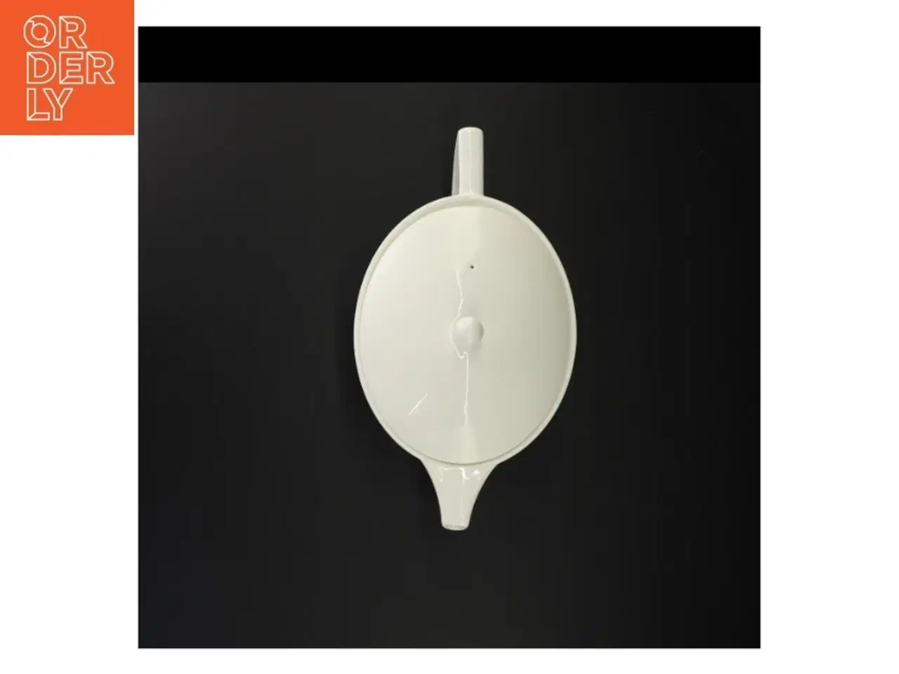 Billede 4 - Hvid tekande med låg fra Jasper Conran (str. 27 x 14 cm)