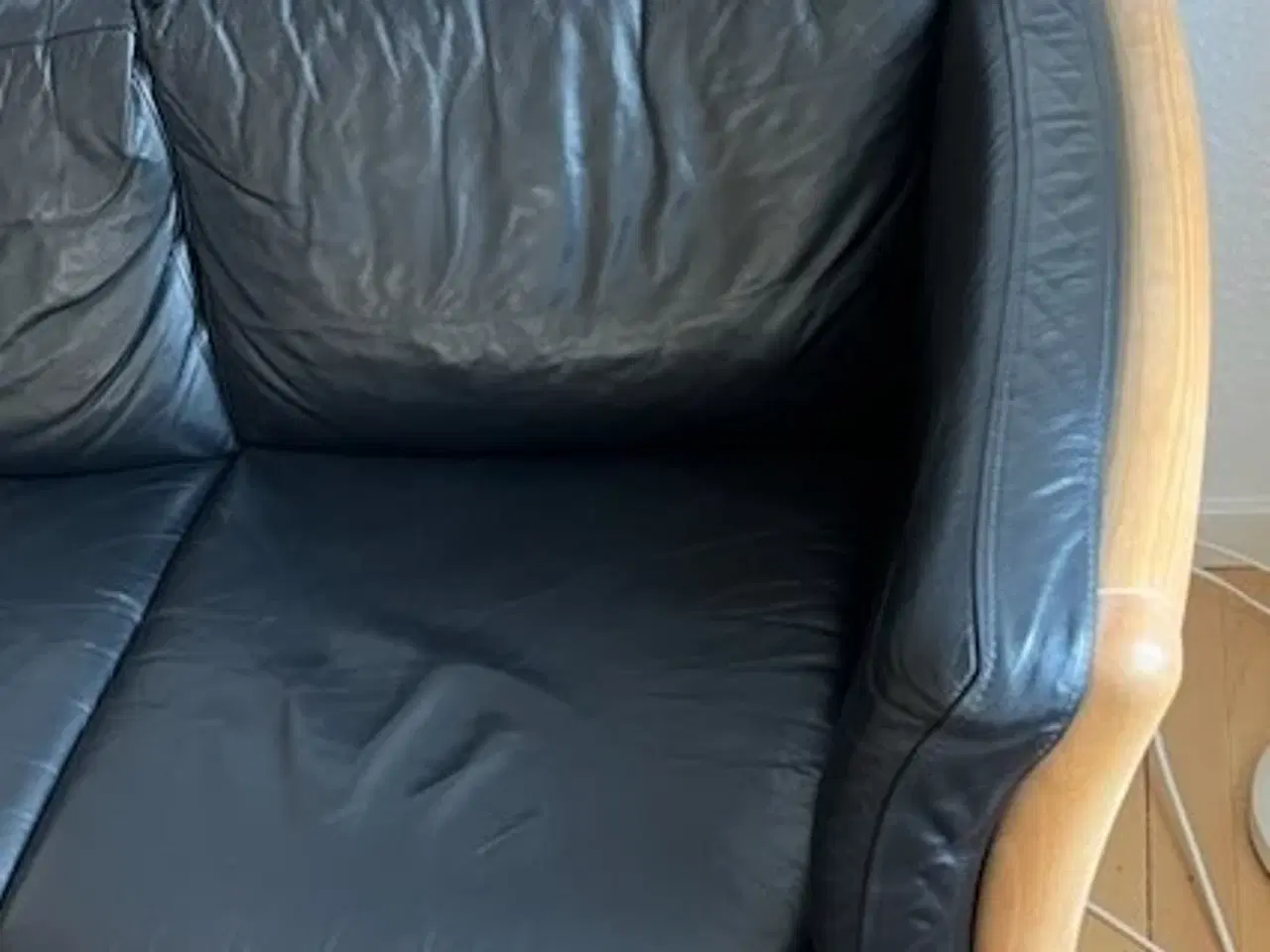 Billede 8 - Lædersofa sæbebehandlet bøg BYD
