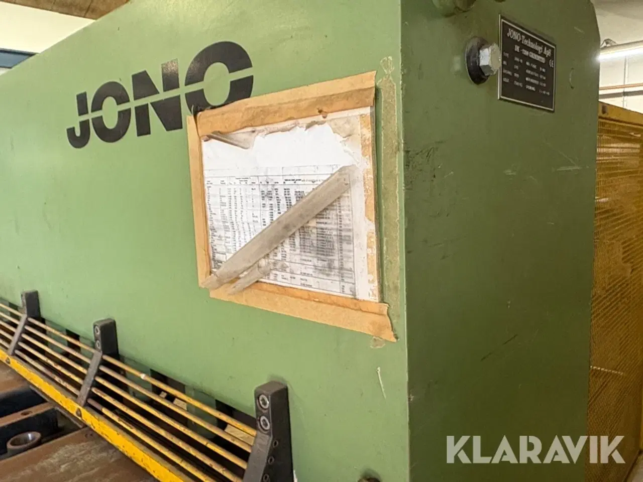 Billede 7 - Hydraulisk pladesaks Jono 3060-10