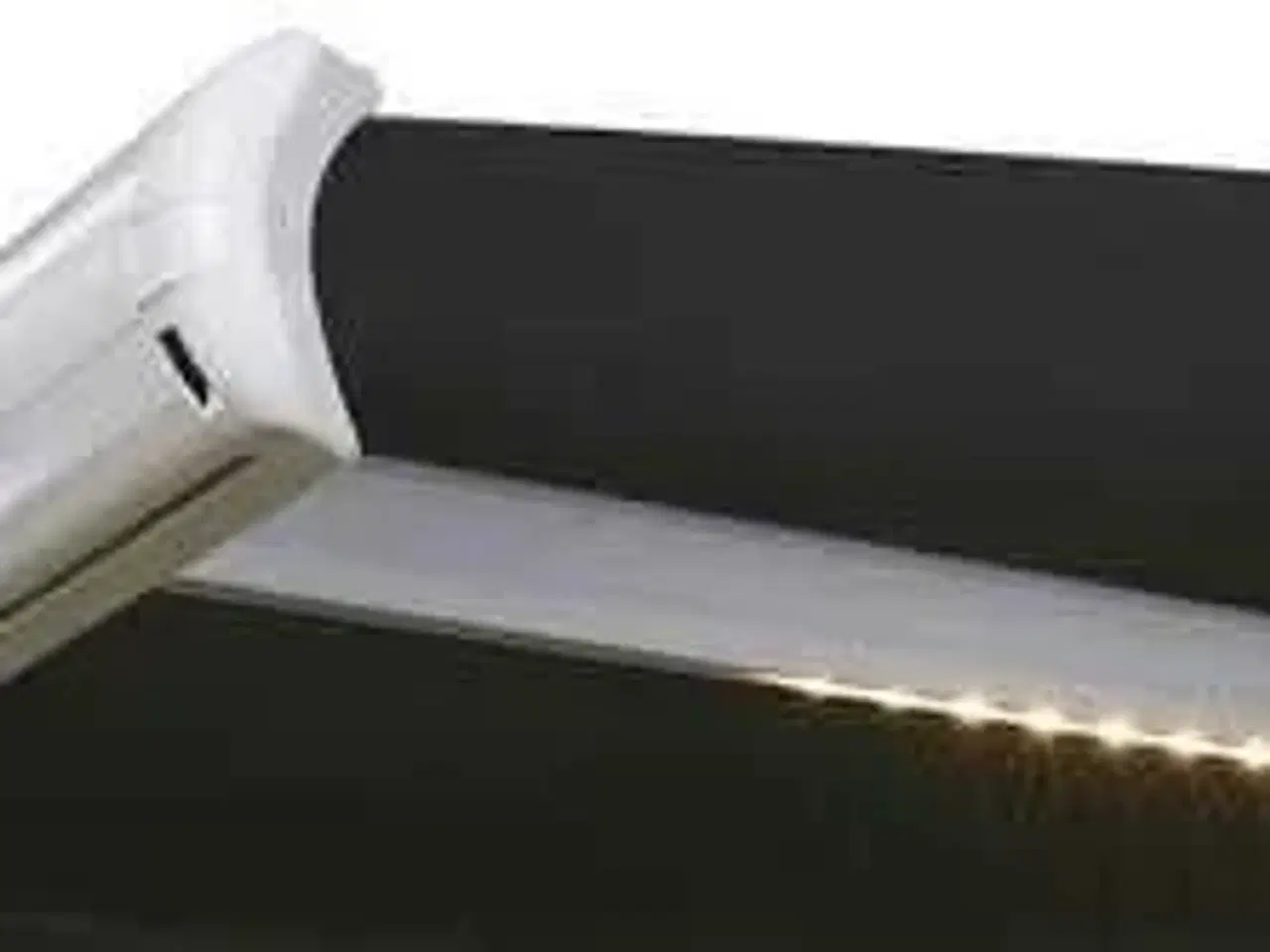Billede 3 - Rivoli markise med motor og LED lys L: 3,5 x D: 3 meter - hvid/grå