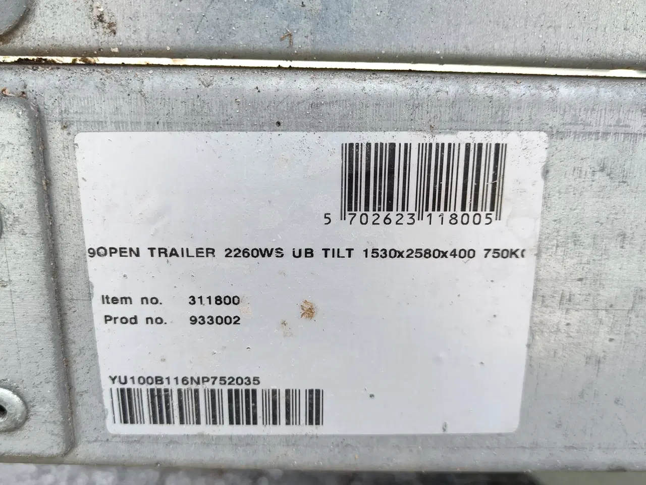 Billede 8 - Trailer 750 kg