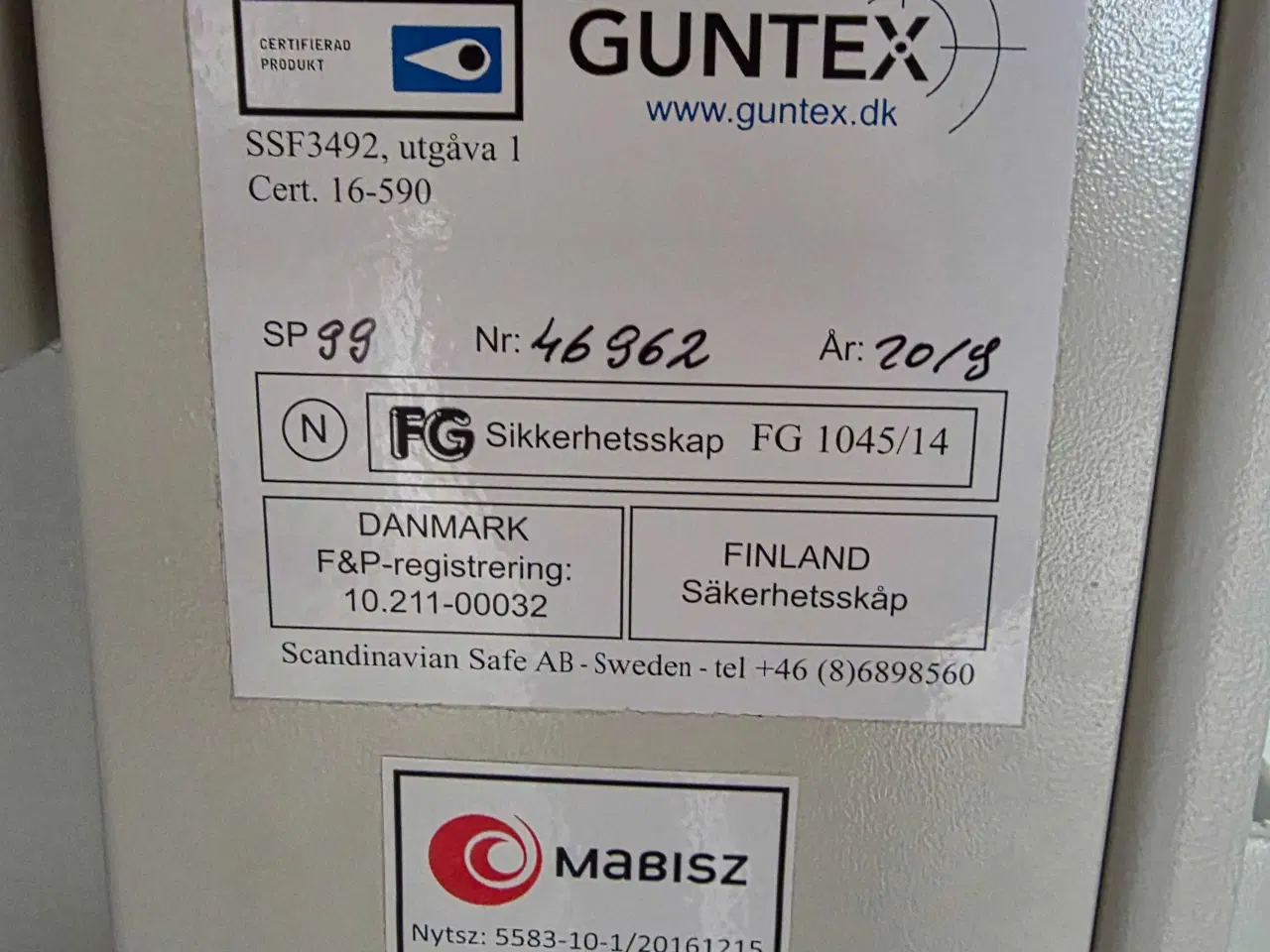 Billede 4 - Våbenskab til 16 våben