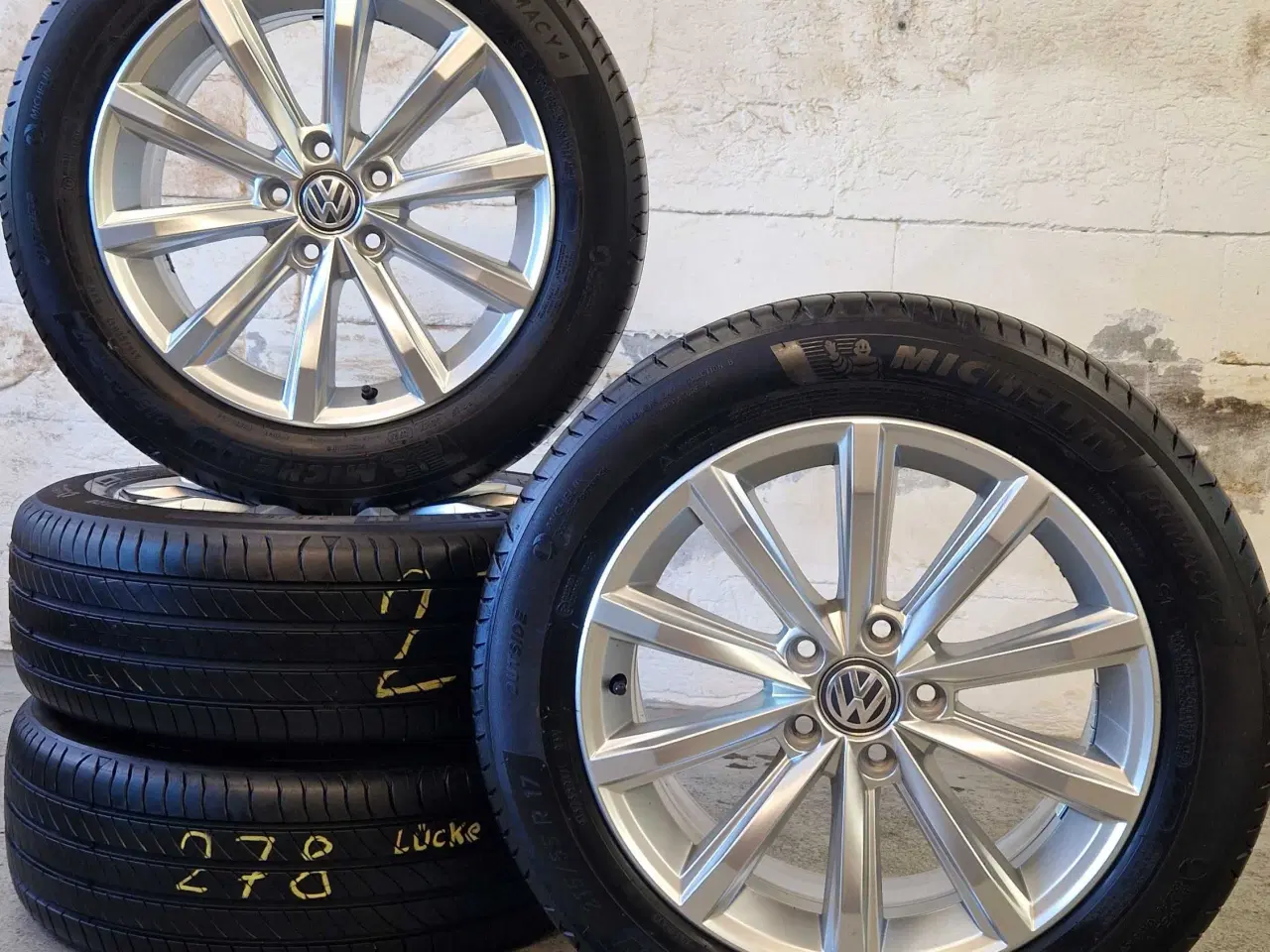 Billede 9 - VW "LONDON" ORIGINAL ALUFÆLGE MED NYE SOMMERDÆK 