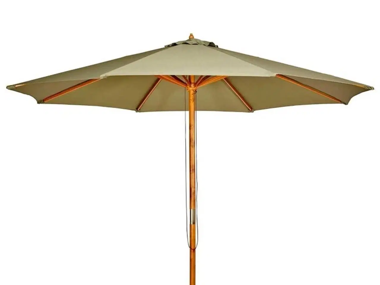 Billede 2 - Casa parasol ø 300 x 260 cm træ grøn(ubrugt)