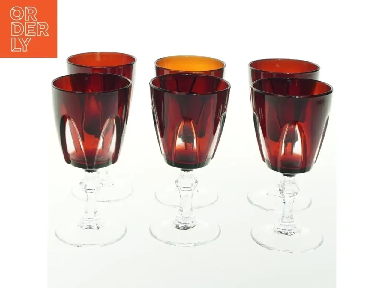 Billede 1 - Rødvinsglas (str. H 13 cm, ø 6,5 cm)