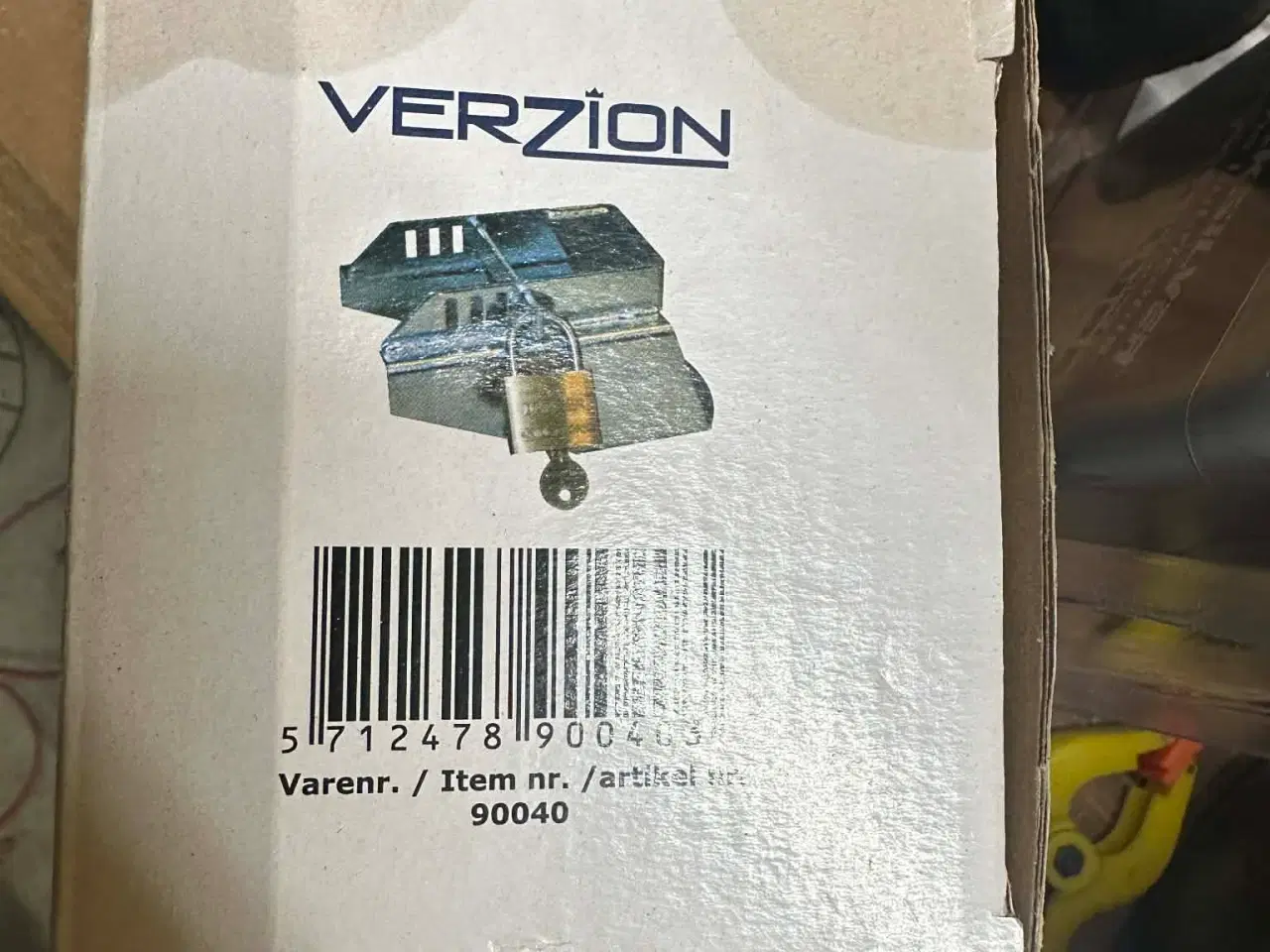 Billede 1 - Verzion Trailerlås inkl hængelås