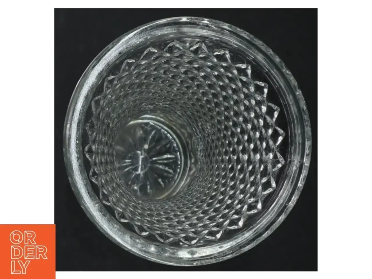 Billede 3 - Gl. Glasvase (str. H. 20,5 cm)